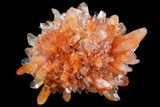 Orange Creedite Crystal Cluster - Durango, Mexico #79368-1